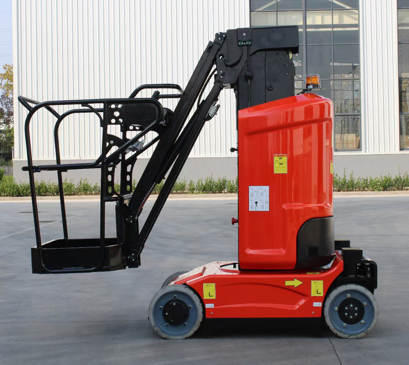绍兴电动自行走桅柱式高空作业平台